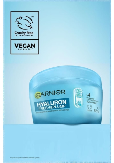 Hyaluron Fresh & Plump Dolgunlaştıran Nemlendirici Sorbe Yüz Kremi 85 Ml, Vegan & Cruelty Free 3600542663250-11233
