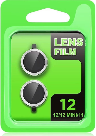 Apple Uyumlu,  iPhone 12 Mini Raze Metal Kamera Lens - Yeşil