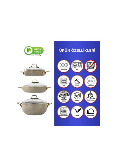 Emy2402 Emaye 6 Parça Tencere Seti Gri Vintage Güveç Model Cam Kapaklı 16-20-22 Cm Tencere Takımı İndüksiyon Uyumlu Şık Ve Dayanıklı Mutfak Seti Çok Renkli Emy2402 Emaye 6 Parça Tencere Seti Gri Vintage Güveç Model Cam Kapaklı 16-20-22 Cm Tencere Takımı İndüksiyon Uyumlu Şık Ve Dayanıklı Mutfak Seti Çok Renkli