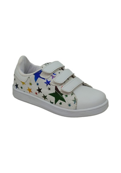 Le Petit 610 Cırtlı Numara 29 Keten Kız Çocuk Sneaker Ayakkabı Çok Renkli