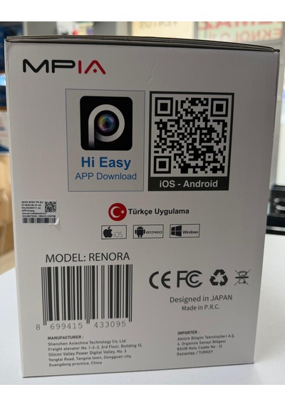 Mpıa Renora 4g16mp 4 Kameralı 3 Motorlu +1 Sabit Sirenli Çift Solar Panel Güvenlik Kamerası Hieasy