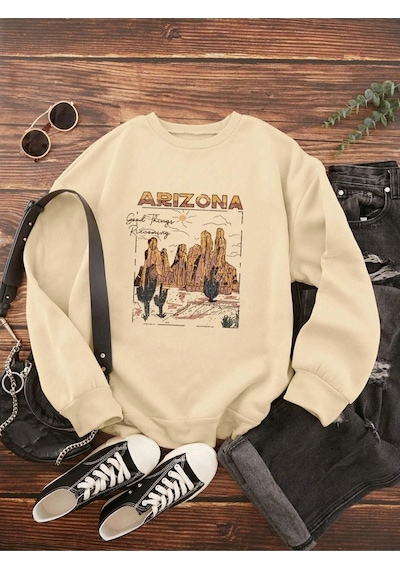 Altamira Unisex Arizona Bisiklet Yaka Sweatshirt 001