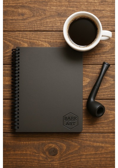 Siyah Defter Ve Beyaz Jel Kalem Seti 17x24