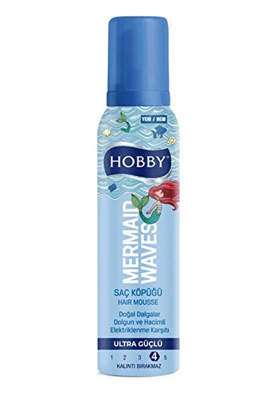 2 Adet Hobby Saç Köpüğü Mermaid Waves 150 Ml