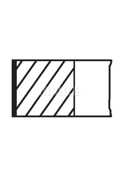 Mahle 00112n0 Segman Std. M112.9, 83.20mm C-class W202 97 00
