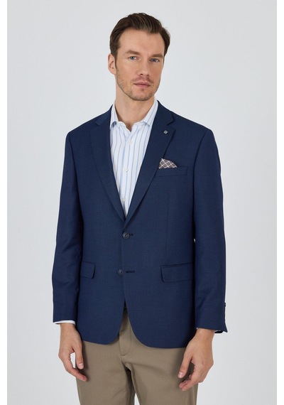 İmza Lacivert Mono Yaka Armürlü Tam Astar Esnek 4 Drop Comfort Fit Classic Ceket 1002250152 Lacivert İmza Lacivert Mono Yaka Armürlü Tam Astar Esnek 4 Drop Comfort Fit Classic Ceket 1002250152 Lacivert