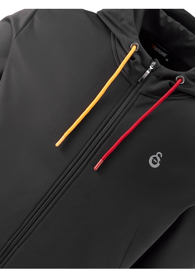 Gsstore Galatasaray Erkek Fermuarlı Hoodie E251079 Siyah