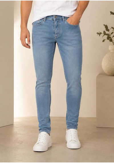 Classics Men Lion Life Erkek Slim Fit Jean Pantolon - 7693 Mavi