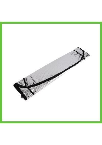 Bezos Metalize Ön Cam Oto Güneşlik 130x60cm Gri Dmc