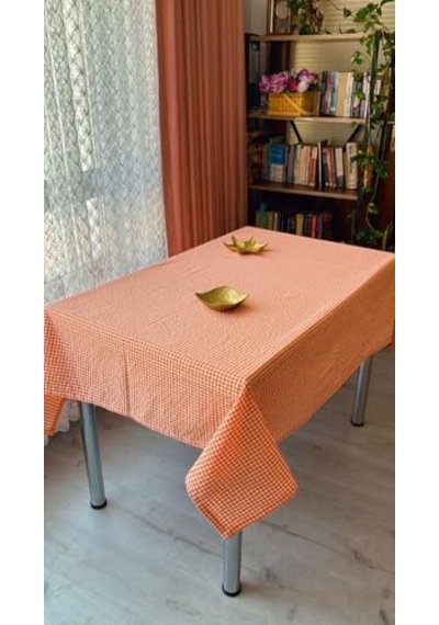 Piknik Örtüsü Sofra Bezi 170x170 Cm Turuncu Genel