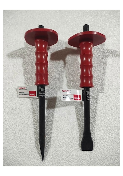 Plastik El Korumalı Muhafazalı Murç Ve Keski 2 Li Set Maxsimum Performans Uzunluk :30 Cm