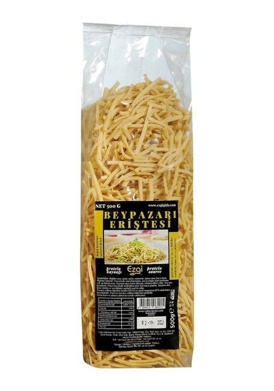Ezgi Erişte 500g Doğal Yumurtalı El Yapımı Erişte 2'li Ekonomik Paket - 2 Adet Tarı
