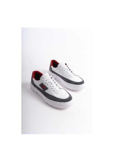 Mubiano Hakiki Deri Erkek Spor Ayakkabı & Sneaker Gri -mbkryd203-gr Gri