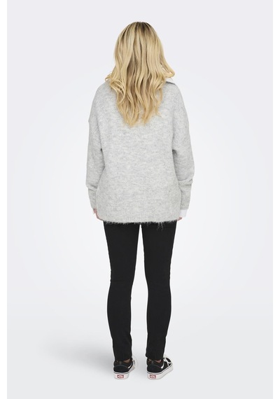 Only Onlmaggıe Lıfe Ls Splıt Neck Cc Knt Grimelanj15324310 Grimelanj