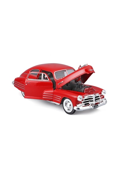 1:25 1948 Chevrolet Fleetline Aerosedan Kırmızı 32921-02