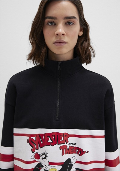 Mavi - Siyah Sweatshirt 1s10472-900 Siyah