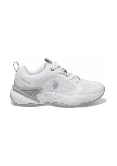 U.S. Polo Assn. MAYBE WMN Beyaz Kalın Taban Kadın Spır Sneaker Ayakkabı Beyaz