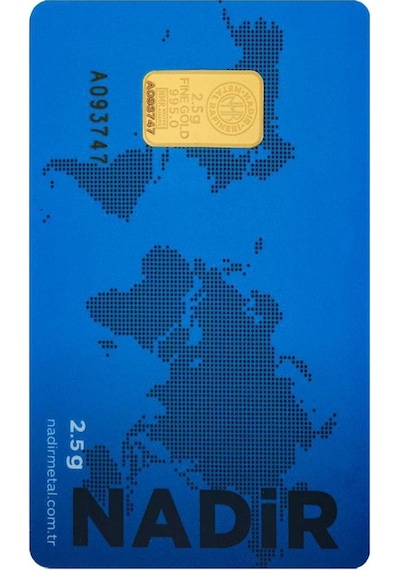 Nadir Gold 24 Ayar Gram Altın 2.5 G