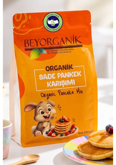 Beyorgani̇k Organik Pankek Karışımı Pestisit Ve AflaAnalizli 500 G