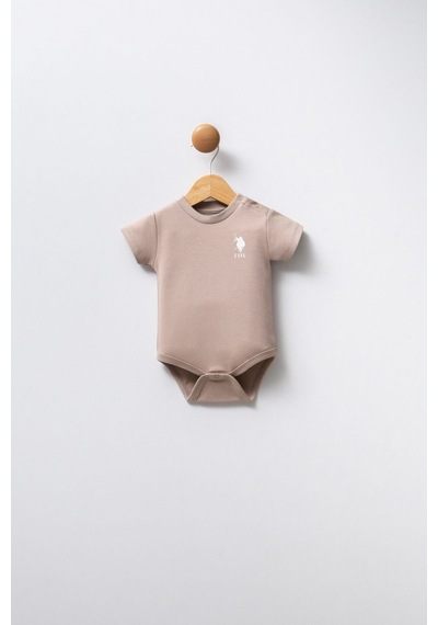 U.S. Polo Assn. U.s. Polo Assn Erkek Bebek Beyaz Body Zıbın Beyaz
