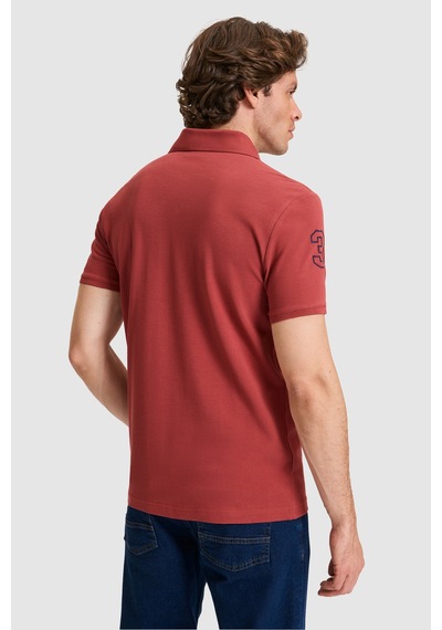U.s. Polo Assn. Erkek Vişne Tişört Basic 50326920-vr223