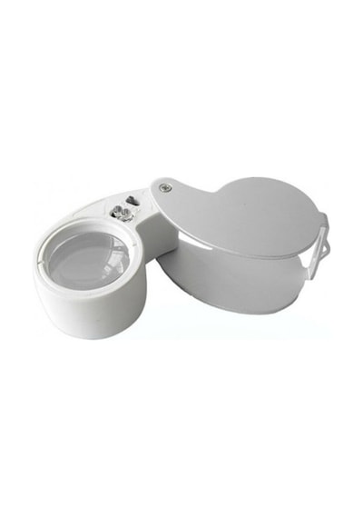 Mini 40x25mm Takı Büyüteç Cep Büyüteç Teftiş Elmas Pullar Madeni Kontrol Lup Mg21011