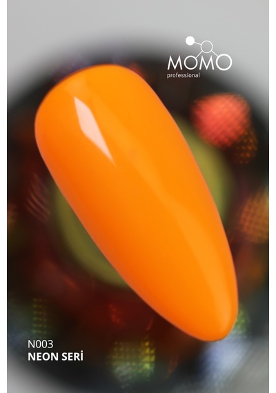 Momo Professional Kalıcı Oje N003 Neon Turuncu 14 ML