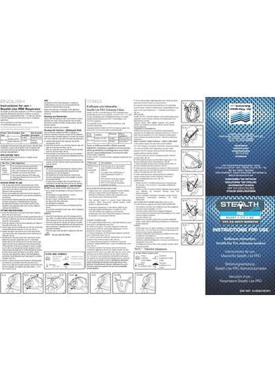 N95-N99 Stealth Lite Pro Ffp3 Vrd Maske
