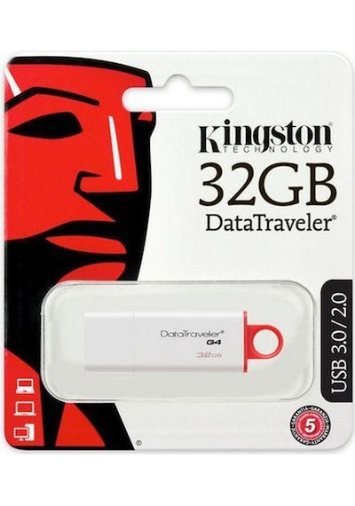 Kingston DataTraveler G4 DTIG4/32GB 32 GB Usb 3.0 Flash Bellek