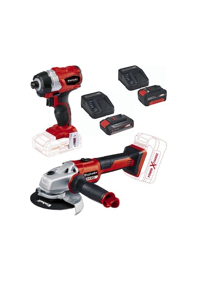 Einhell TE-CI 18 li BL Torklu Vidalama Axxio 125mm 2.5+4.0ah Set