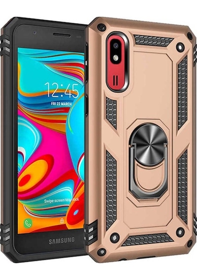 Samsung Uyumlu Galaxy A2 Core Kılıf Zore Vega Kapak Gold