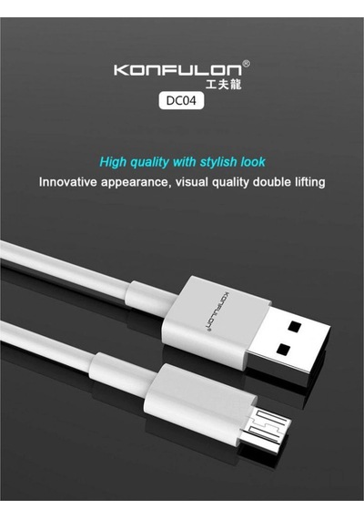 Dc04 Süper Hızlı Micro Usb Kablo 1m 2a Şarj Kablosu