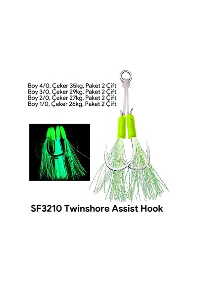 Shogun Sf-3210 Double Nickel Assist İğne '-3-0
