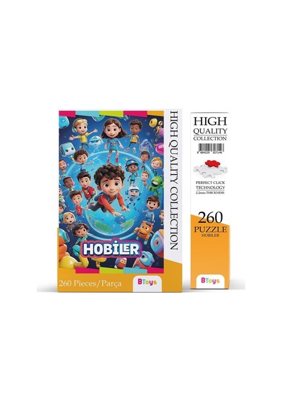 Btoys 260 Parça Puzzle Hobiler 9080