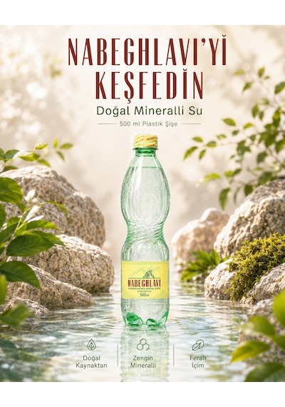 Nabeghlavi Doğal Mineralli Su 500 ML 12'li Koli