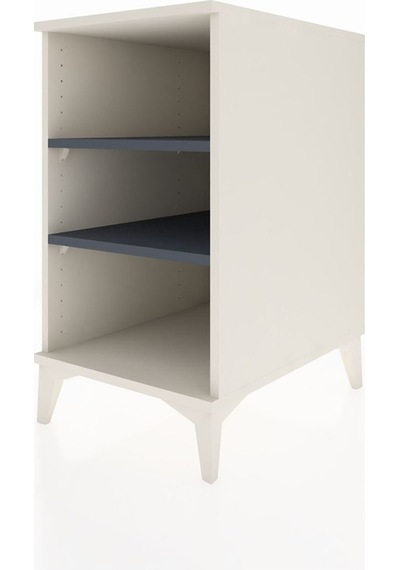 Kronos Komodin 2 Raflı 44x59x80 Aytaşı-antrasit Aytaşı