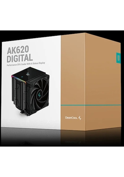 Deepcool Ak620 Dijital 120 Mm Intel-amd Uyumlu Siyah Hava Soğutucu