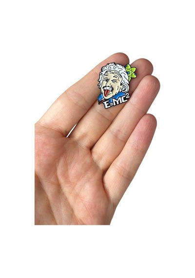 Fizik Einstein E Mc2 Bilim Formül Hediyelik Rozet 1917 Çok Renkli