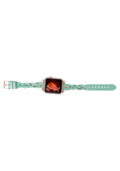 Apple Uyumlu Watch    Deri Kordon Wanda 38-40-41mm Rt Brn7