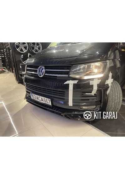Kit Garaj Volkswagen Transporter T7 Abt 3 Parça Ön Ek Plastik Boyasız