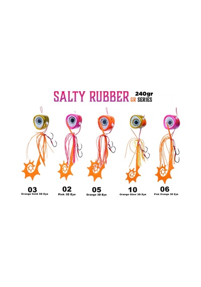 Fujin Salty Rubber 240gr GR Serisi Tai Rubber Set