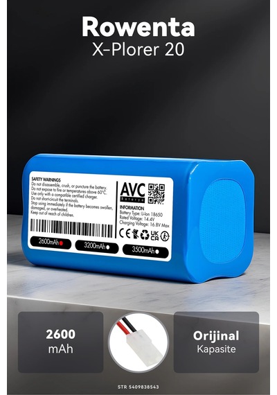 Rowenta X-plorer 20 2600mah Robot Süpürge Bataryası G.g