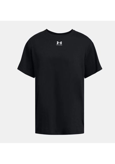 Under Armour Campus Oversize Kadın T-shirt 1387193-001 Siyah