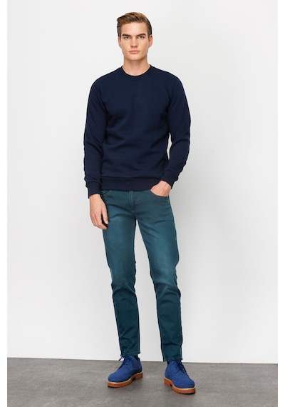 Igs İgs Erkek Lacivert Standart Bisiklet Yaka Sweatshirt Lacivert