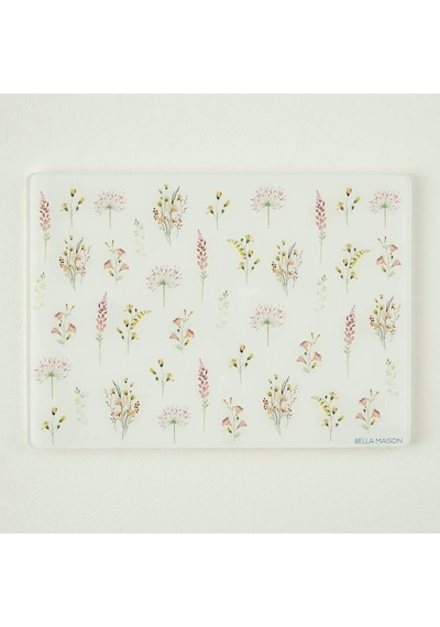 Bella Maison Flores Cam Kesme Tahtası 35x25 Cm Diğer
