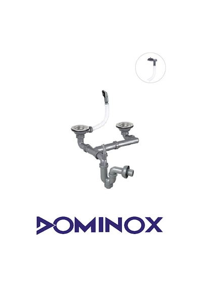 Evye Sifon Takimi Franke Uyumlu Ve Dominox 1,5 Gözlü Büyük Kafa Taşmali - 361562134