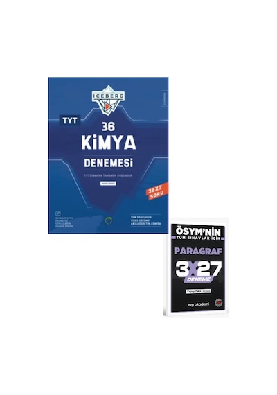 2027 Okyanus 2027 Tyt Kimya Iceberg 36 Deneme+evp Akademi Paragraf