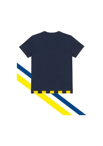 Fenerium Erkek Tribün Tek Renk Logolu T-shirt Lacivert