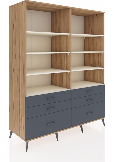 Kronos Gardrop 8 Raflı 6 Çekmeceli 176x59x221 Çam-aytaşı/antrasit Aytaşı/antrasit Kronos Gardrop 8 Raflı 6 Çekmeceli 176x59x221 Çam-aytaşı/antrasit Aytaşı/antrasit