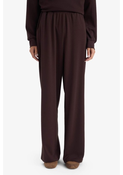 Defacto Wıde Leg Modal Pantolon F0998AX25AU Kahve